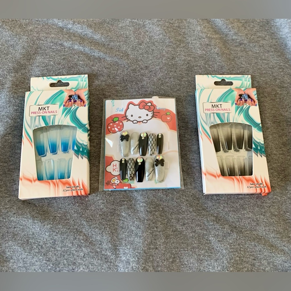 Press on nails.